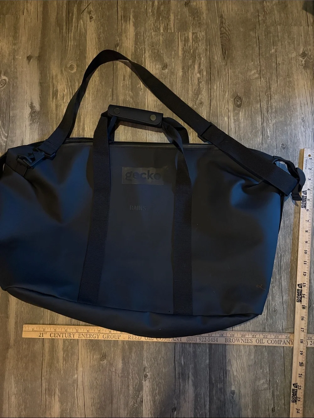 RAINS MILO WEEKEND Bag in black - new